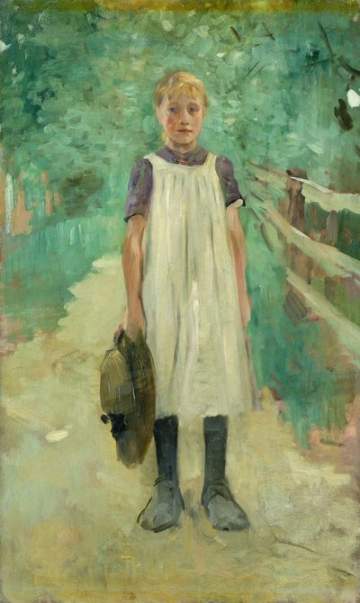 Ein Bauernmädchen, 1895 von Thomas Ludwig Herbst