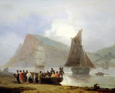 Überfahrt mit der Fähre in Teignmouth, 1821 von Thomas Luny