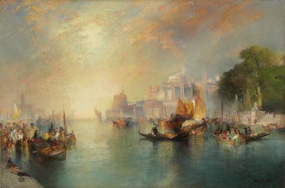 Arabische Nächte Fantasie, 1886 von Thomas Moran