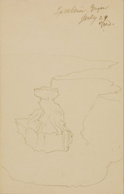 Excelsior-Geysir, Yellowstone Park von Thomas Moran