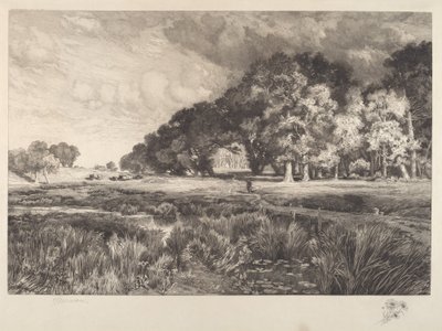 Landschaft von Long Island von Thomas Moran