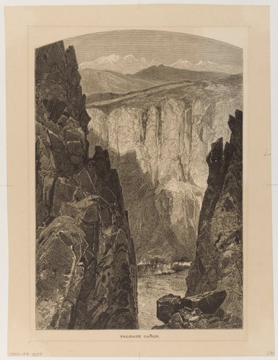 Palisade Canyon von Thomas Moran