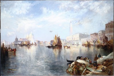 Venezianischer Canal Grande, 1889 von Thomas Moran