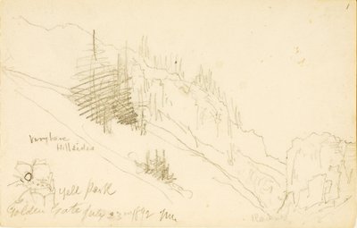 Yellowstone Park, Golden Gate von Thomas Moran