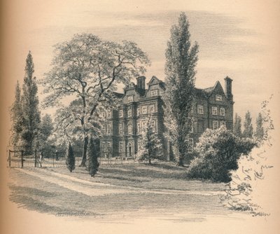 Außenansicht des Kew Palace, 1902 von Thomas Robert Way