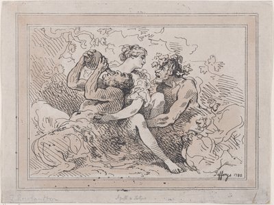 Bacchanten, 1786 von Thomas Rowlandson