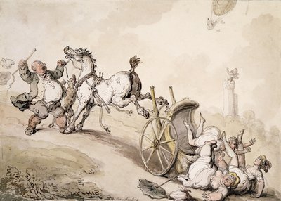 Ballonjagd in der Nähe von Lady James