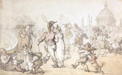 Blackfriars Bridge von Thomas Rowlandson