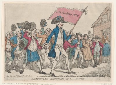 Bostoner Wähler von L-Shire, 1790 von Thomas Rowlandson