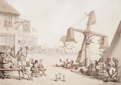 Figuren auf einem Jahrmarkt, 1803 von Thomas Rowlandson