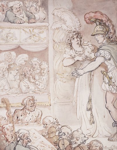 John Bull in der Oper, 1803 von Thomas Rowlandson