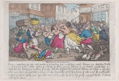 Elend von London, 1807-08 von Thomas Rowlandson