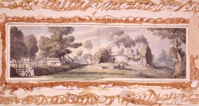 Alte Kirche, Newtown, Isle of Wight von Thomas Rowlandson