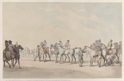 Vorbereitung auf das Rennen von Thomas Rowlandson