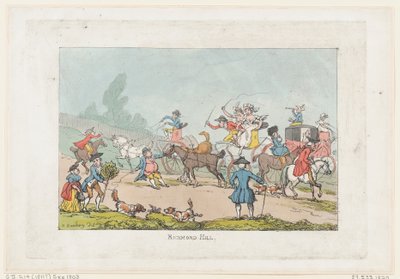 Richmond Hill von Thomas Rowlandson