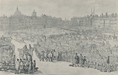 Smithfield Market, 1810, 1920 von Thomas Rowlandson