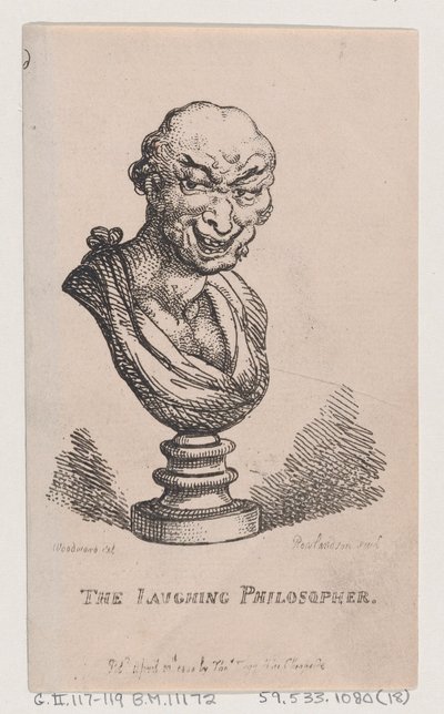 Der lachende Philosoph, 1808 von Thomas Rowlandson