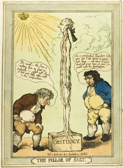Die Salzsäule von Thomas Rowlandson