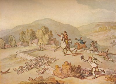 Die Dorfjagd von Thomas Rowlandson