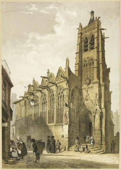 Kirche St. Severin, Paris von Thomas Shotter Boys