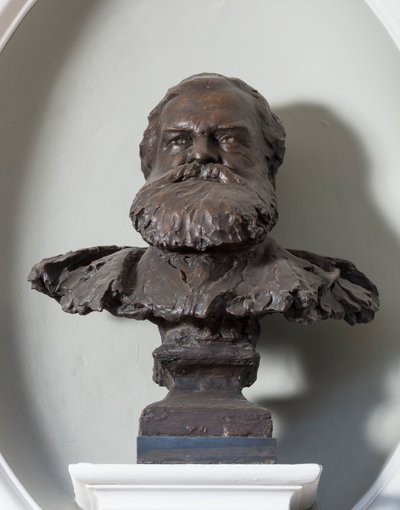 Büste von John Brett, ca. 1890 von Thomas Stirling Lee