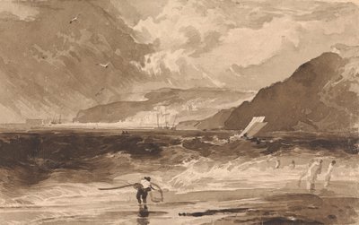 Lyme Regis, Dorsetshire, ein Sturm von Thomas Sully