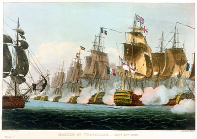 Schlacht von Trafalgar, 21. Oktober 1805 von Thomas Sutherland
