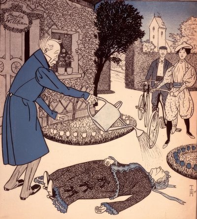 Der Besuch der Neuvermählten von Thomas Theodor Heine