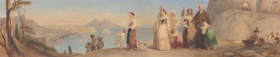 Festa di San Antonio, Bucht von Neapel von Thomas Uwins