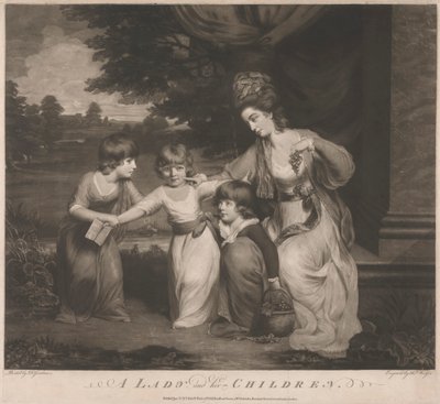 Lady Rushout und Kinder von Thomas Watson