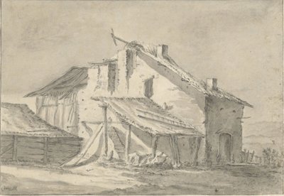 Verfallener Bauernhof von Thomas Wijck (attributed to)