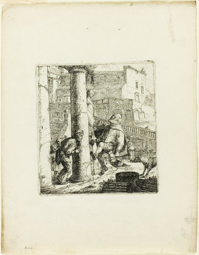 Der blinde Bettler von Lazarillo ausgetrickst von Thomas Wyck