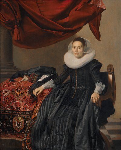 Porträt einer jungen Frau von Thomas de Keyser