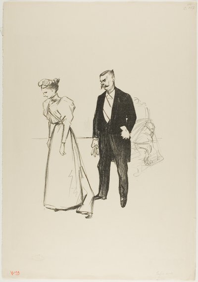 Endlich allein! von Théophile Alexandre Pierre Steinlen
