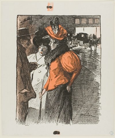 Gespräch von Théophile Alexandre Pierre Steinlen