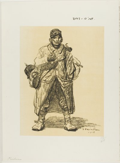 Infanterist von Théophile Alexandre Pierre Steinlen