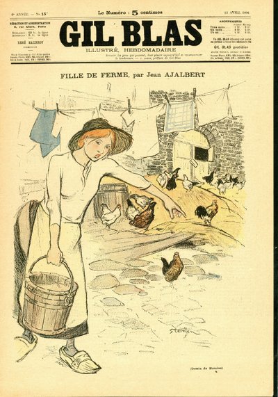Cover von „Gil Blas“ von Théophile Alexandre Steinlen