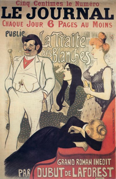 Le Journal, Plakat, 1899 von Théophile Alexandre Steinlen