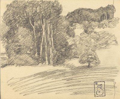 Der Wald bei Courdemanche, 1895 von Théophile Alexandre Steinlen