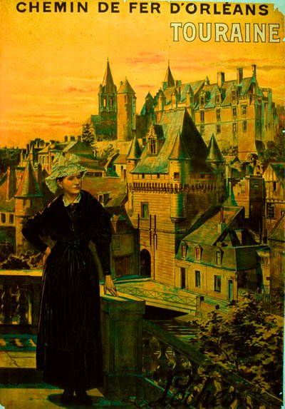 Französisches Eisenbahnplakat von Théophile Poilpot