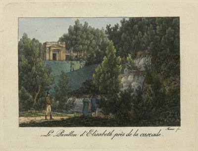 Der Elisabeth-Pavillon im Pavlovsk-Park, 1810er Jahre von Thurner