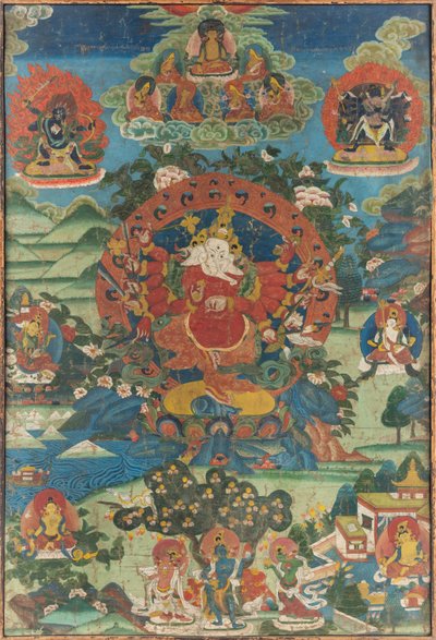 Ganapati Thangka von Tibetan culture.