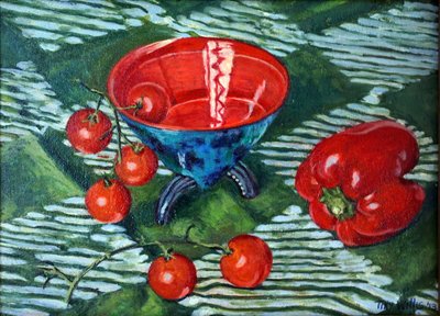 Tomaten und Paprika von Tilly Willis