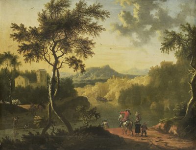 Italienische Landschaft von Timotheus de Graef (attributed to)