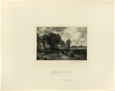 Der Heuwagen, aus Alte Englische Meister von Timothy Cole
