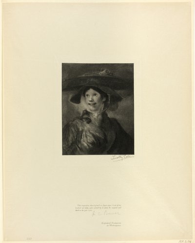 Das Garnelenmädchen, aus Alte englische Meister von Timothy Cole
