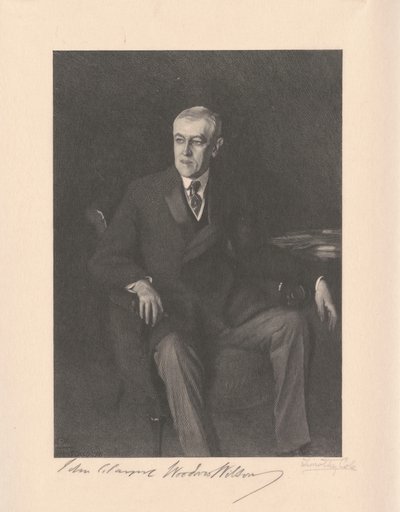Woodrow Wilson von Timothy Cole, after John Singer Sargent
