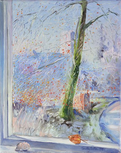 Buche und Raureif, 1989 von Timothy Easton