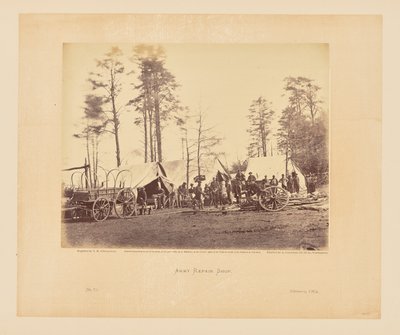 Armee-Reparaturwerkstatt von Timothy H. OSullivan