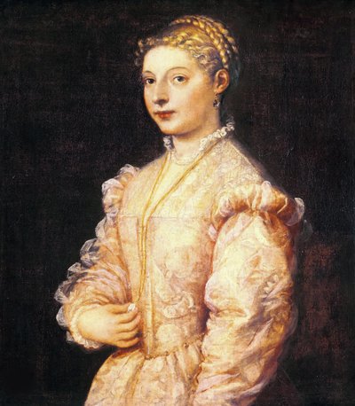 Porträt von Lavinia Vecellio, ca. 1545 von Tiziano Vecelli